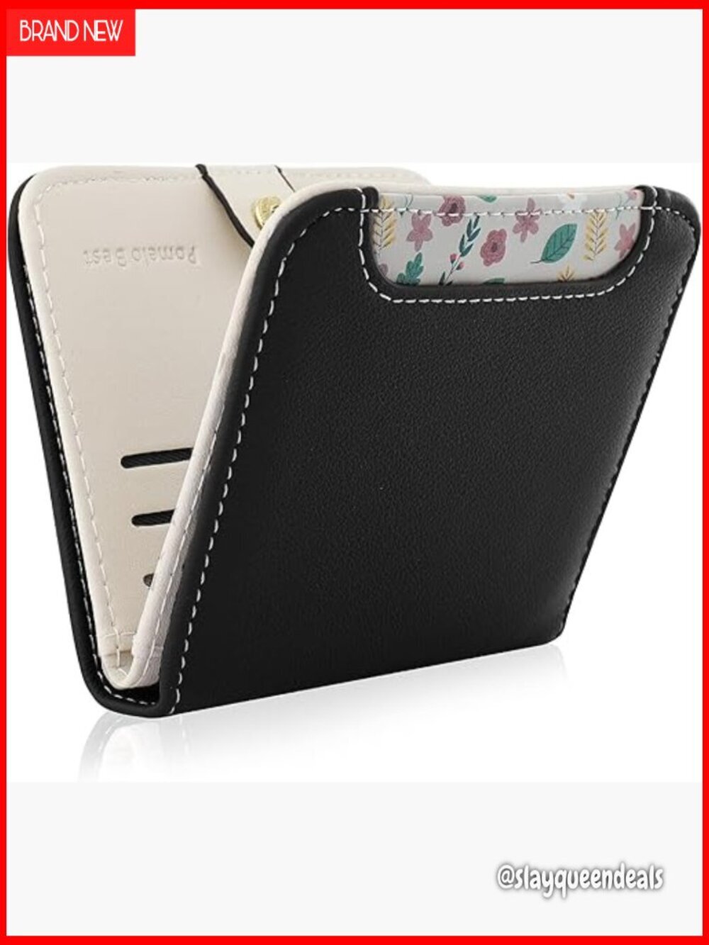 Small RFID Blocking Bifold Wallet with ID Window and Coin Pocket
